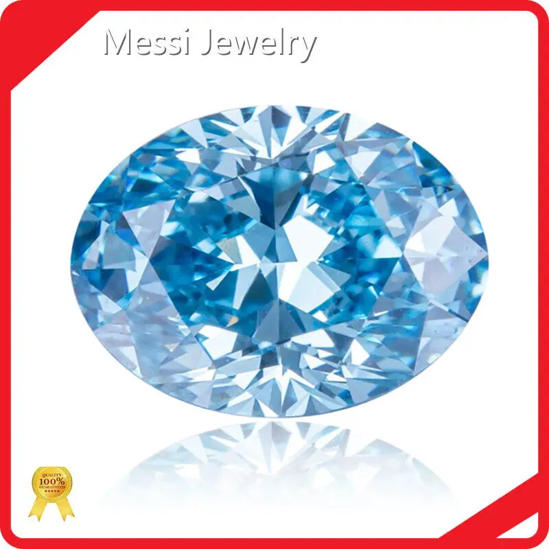 Coleção de joias com diamantes de laboratório de alta qualidade em tons de azul. 1