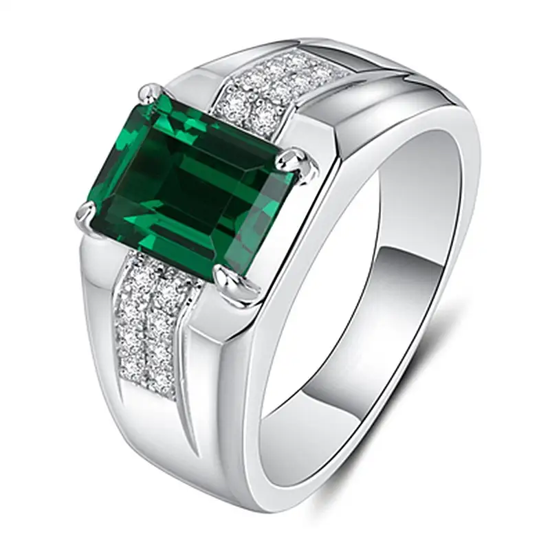 Total Price USD1948 10K White Gold Size 7 with Emerald Cut D VVS1 CVD 3.04CT Lab Grown Diamond with IGI Certificate-LG783627640-Balance Payment 1