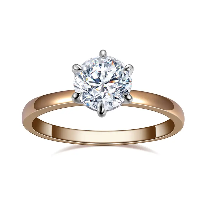 Customized Ring-14k Rose Gold with IGI 632458809 RD 1.89CT E VVS2 AUD1342 1