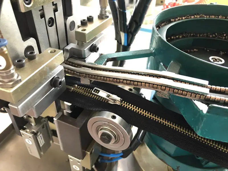 Custom nylon U type top stop machine factory for zipper production 3