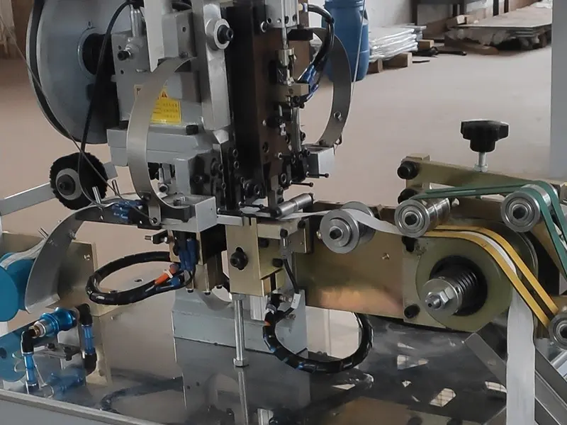 ZYZM Custom metal slider mounting top stop zipper machine factory for zipper manufacturer 3