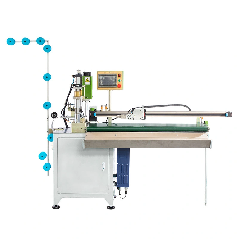 Full-auto Ultrasonic Close End Zipper Towing Zig Zag Cutting Machine ZY-707-C 1