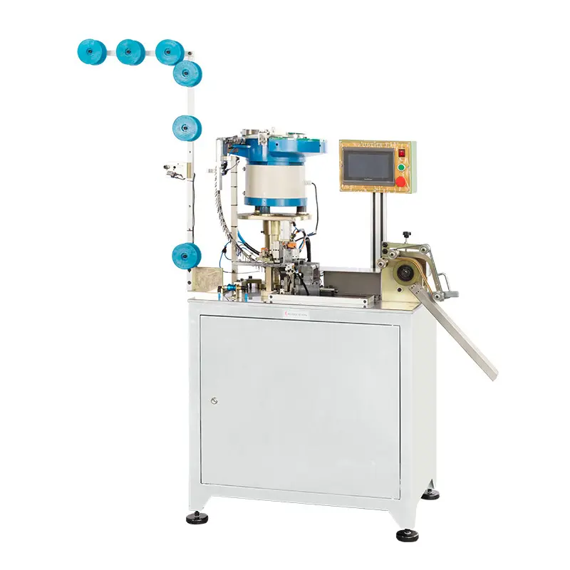 Custom nylon slider mounting machine factory for zipper production 2