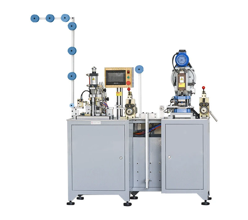 Full-auto metal zipper film sealing and ultrasonic hole punching machine (2 in 1) 1