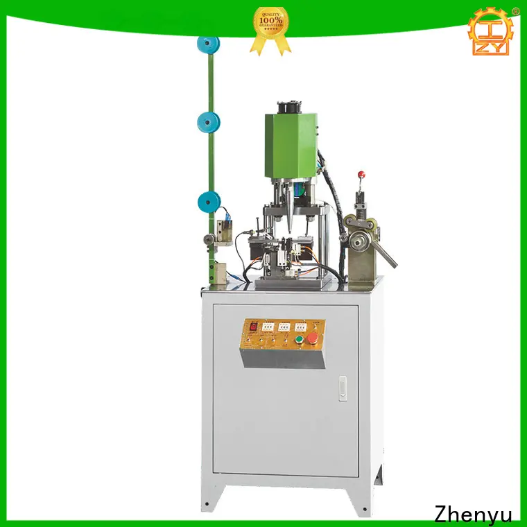 Custom metal zipper bottom stop machine suppliers Suppliers for zipper production 1