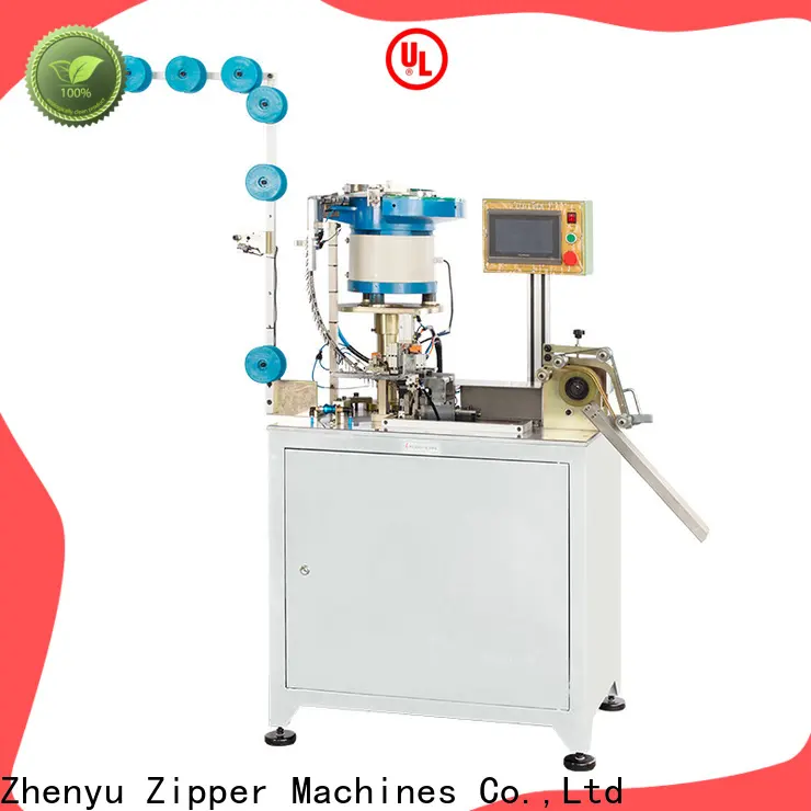ZYZM china metal slider mounting top stop machine factory for zipper manufacturer 1