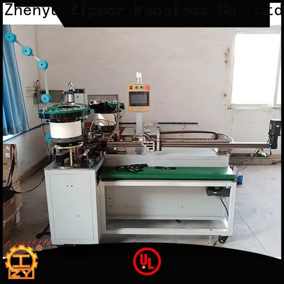 Top zipper slider mounting and cutting machine for luggage factory for luggage bag zipper production 1
