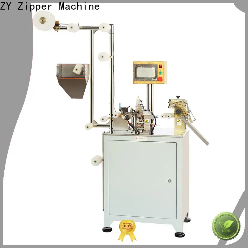 Latest plastic zipper top bottom stop machine Supply for zipper manufacturer 1