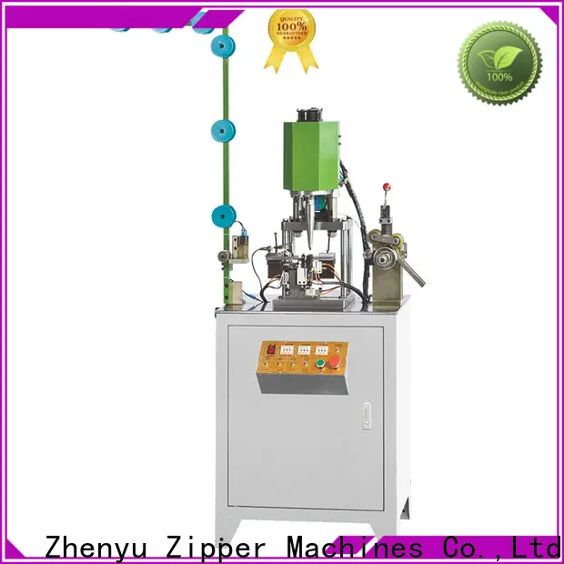 Custom metal zipper bottom stop machine suppliers Suppliers for apparel industry 1