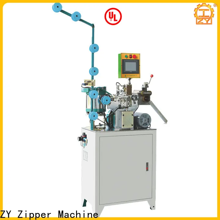 Custom metal H bottom stop machine factory for zipper manufacturer 1