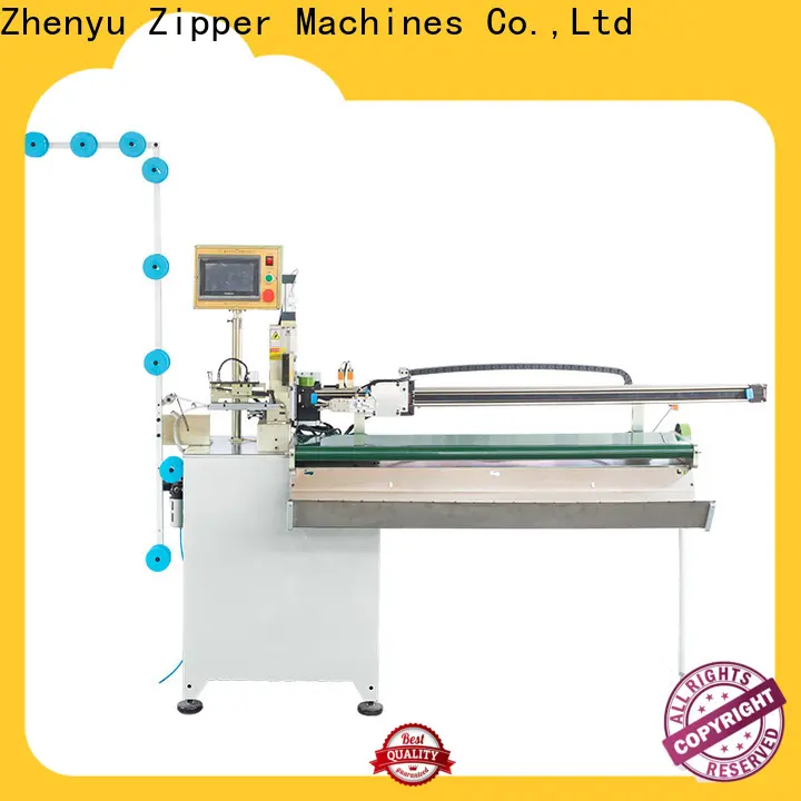 ZYZM zipper close end cutting machine company for zipper production 1