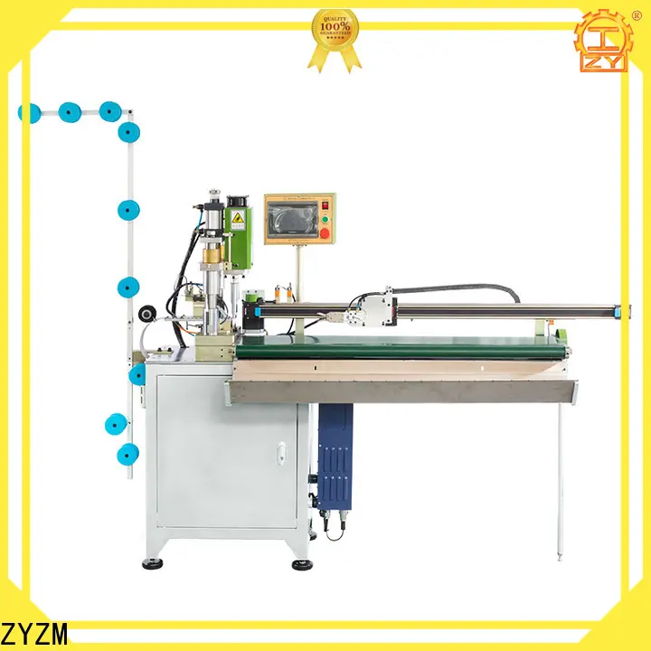 ZYZM Top zipper close end cutting machine factory for apparel industry 1