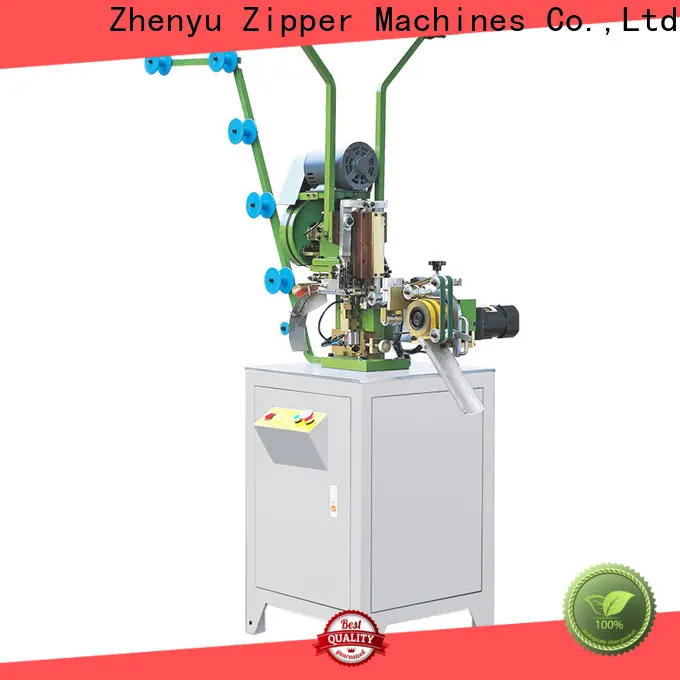 ZYZM metal slider mounting top stop zipper machine manufacturers for zipper production 1