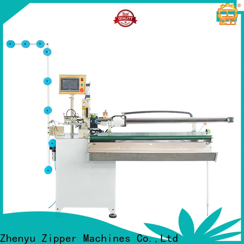 ZYZM auto zipper cutting machine with mechanical arm Suppliers for zipper manufacturer 1