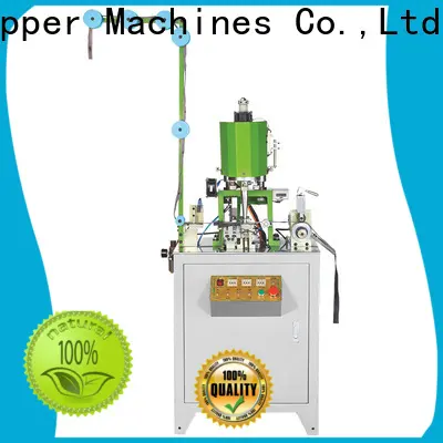 Custom metal zipper bottom stop machine suppliers for business for zipper production 1