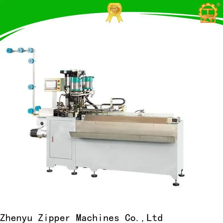 Best metal slider mounting top stop zipper machine Supply for apparel industry 1