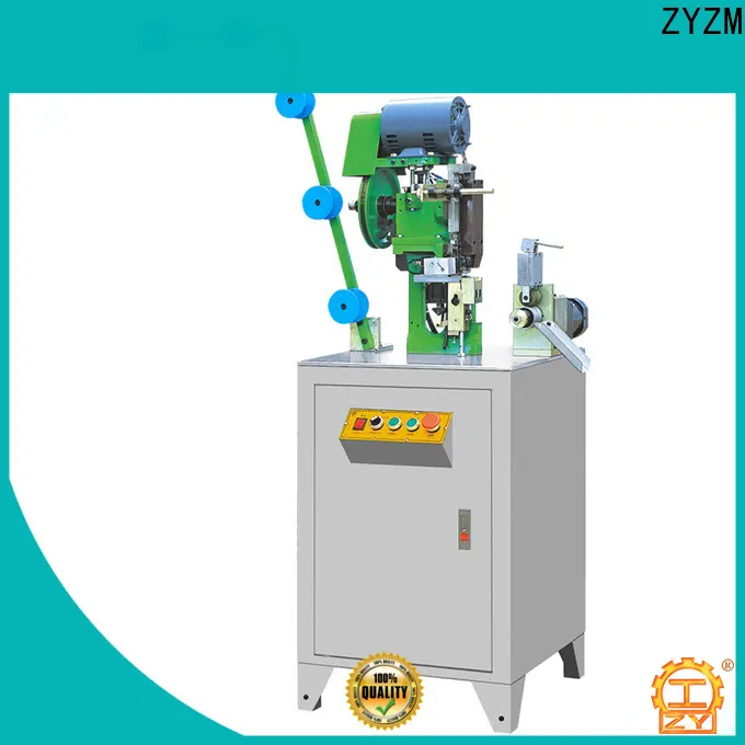 Best metal zipper bottom stop machine manufacturers bulk buy for apparel industry 1