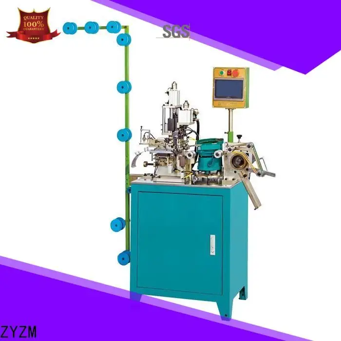 Custom metal slider mounting top stop machine Suppliers for zipper manufacturer 1