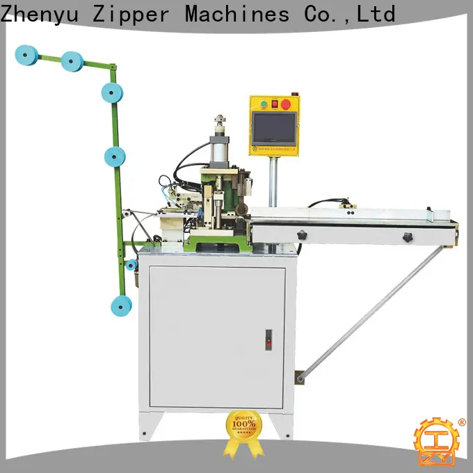 ZYZM metal zipper open end cutting machine Suppliers for zipper manufacturer 1