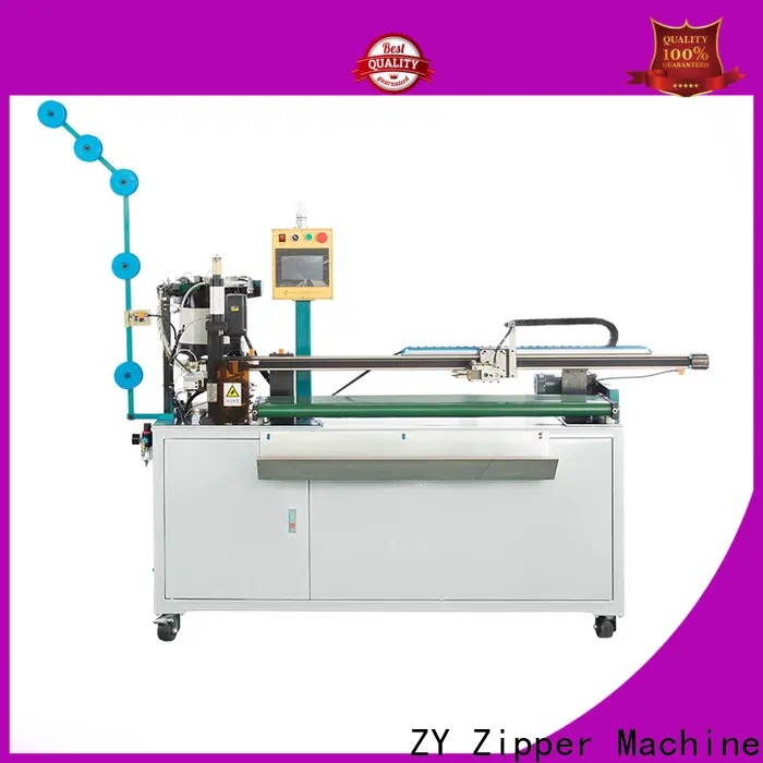 ZYZM zipper slider mounting machine factory for luggage bag zipper production 1