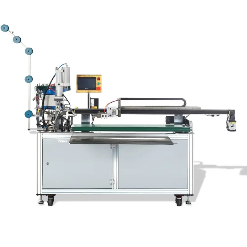 ZY-709M Full-auto Metal Slider Mounting And Cutting Making Zipper Machine 1