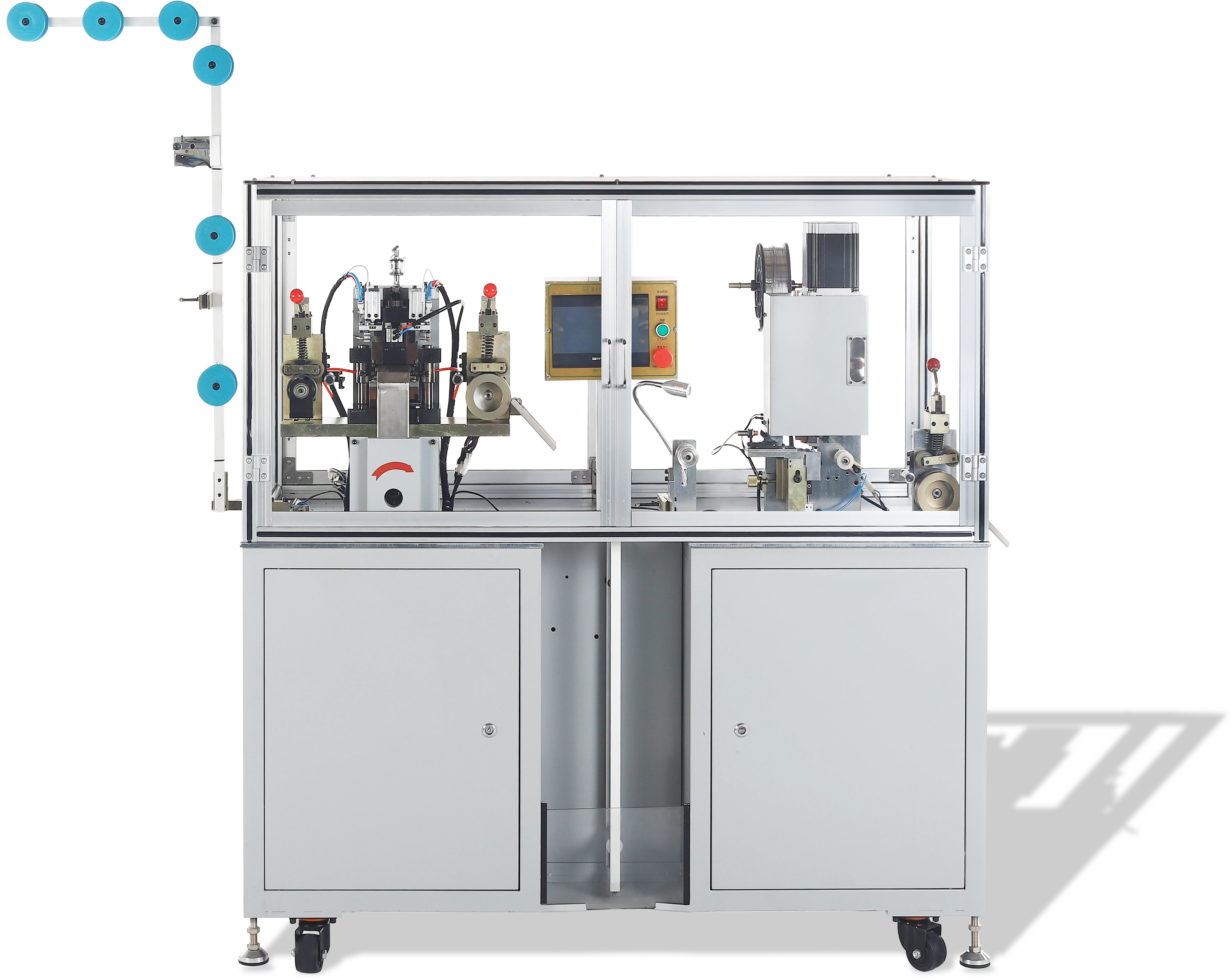 ZY-103N-G Full-Auto-Auto Nylon Stripping Stripping and Bottom Stop Machine 1
