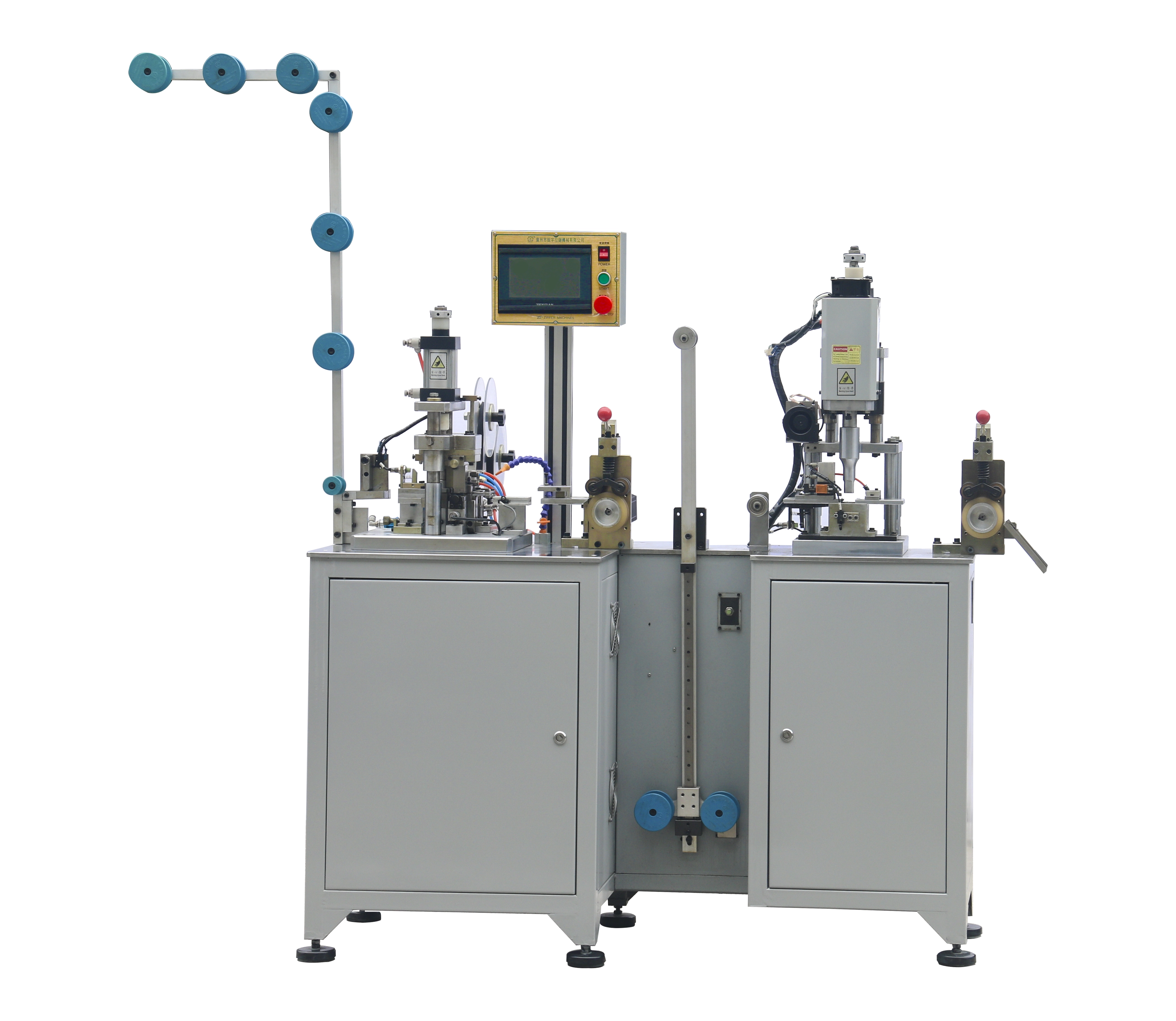 ZY-201R-G Full-auto Plastic Ultrasonic Film Sealing & Hole Punching Machine 1