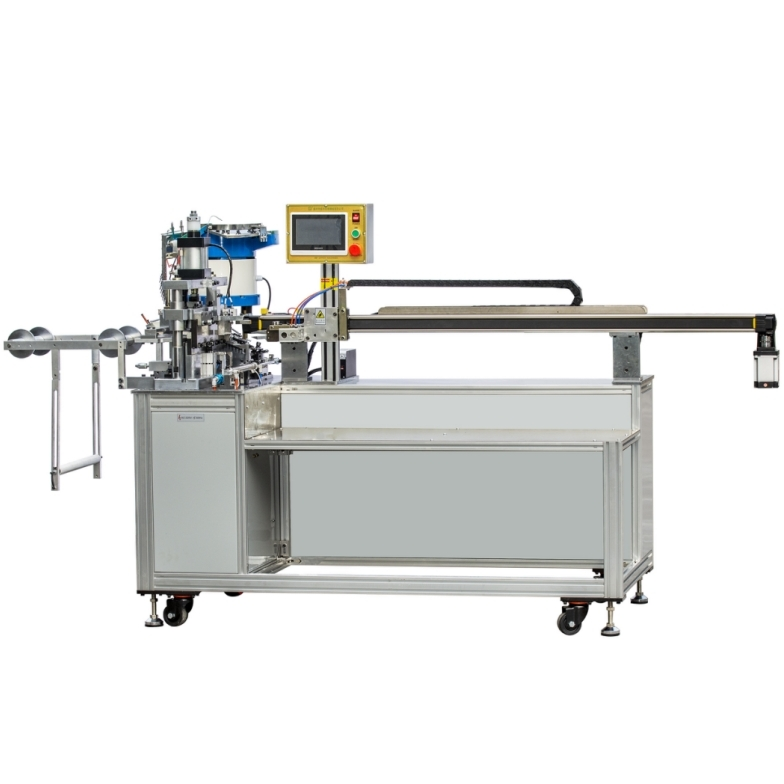 ZY-709N-F Full-auto Nylon Slider Mounting And Cutting Machine For Various Shape Of Fabric For Luggage And Bags 1