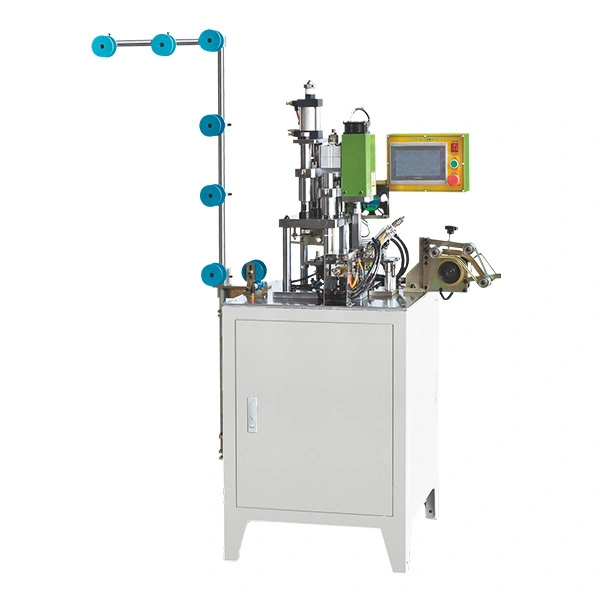 ZY-212N Full-auto Nylon Zipper U Type Double Top Stop Pressing Machine 1