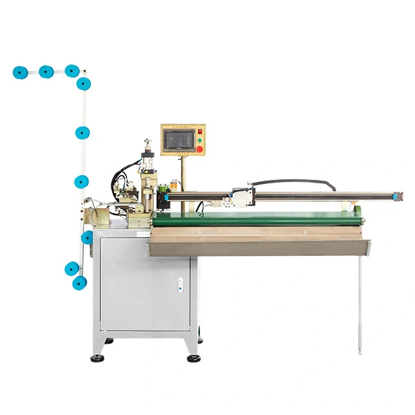 Máquina de corte con cremallera de extremo abierto ZY-302-C Full-Autom 1
