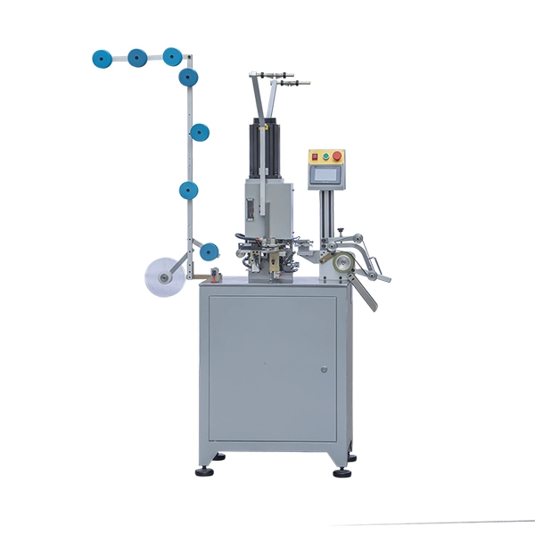 ZY-406N Full-auto Nylon Zipper Flat Wire Top Stop Pressing Machine 1