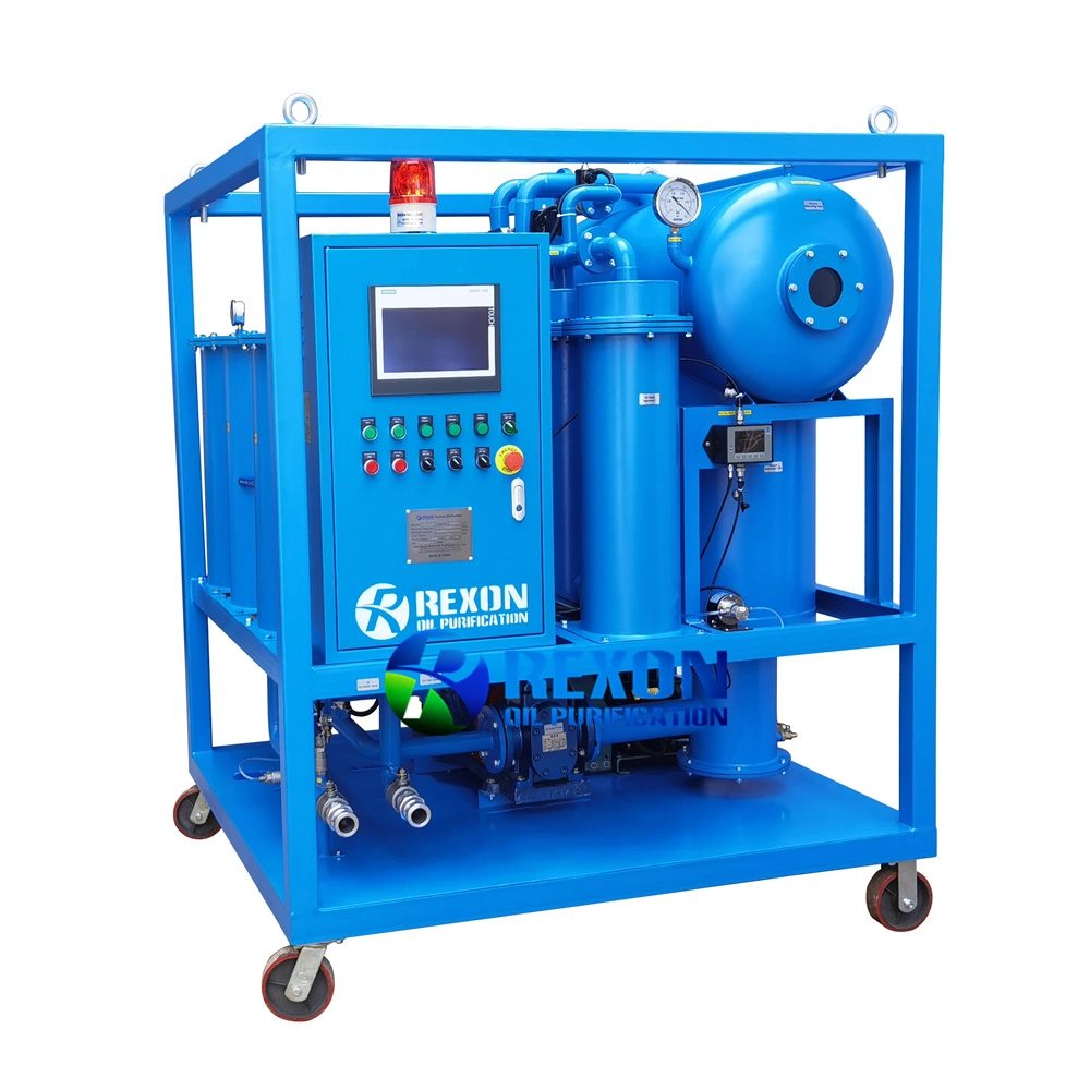 PLC Automatic Turbine Oil Filtration Machine with Online Moisture Tester 1