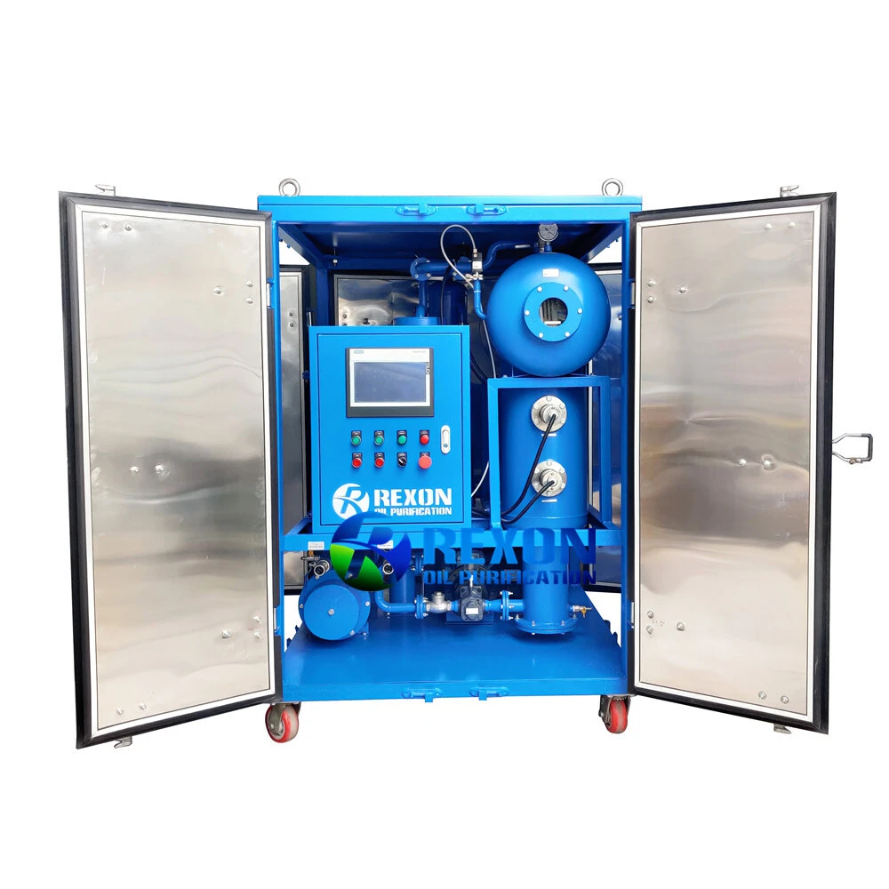 Weather Proof Type Vacuum Turbine Oil Purification Machine 1