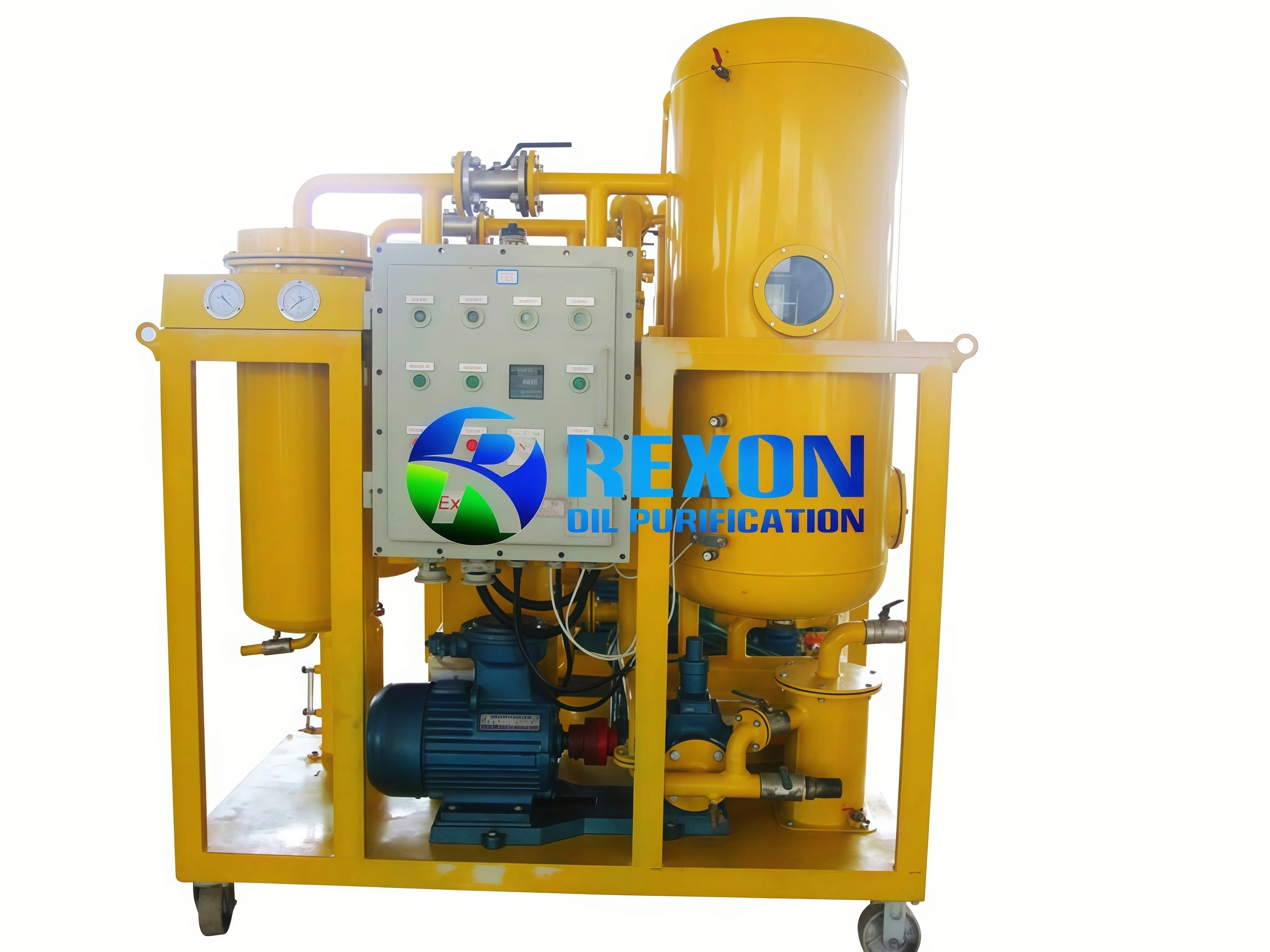 Rexon Vacuum Oil Purification and Oil Dehydration Plant for Waste Lube Oil 1