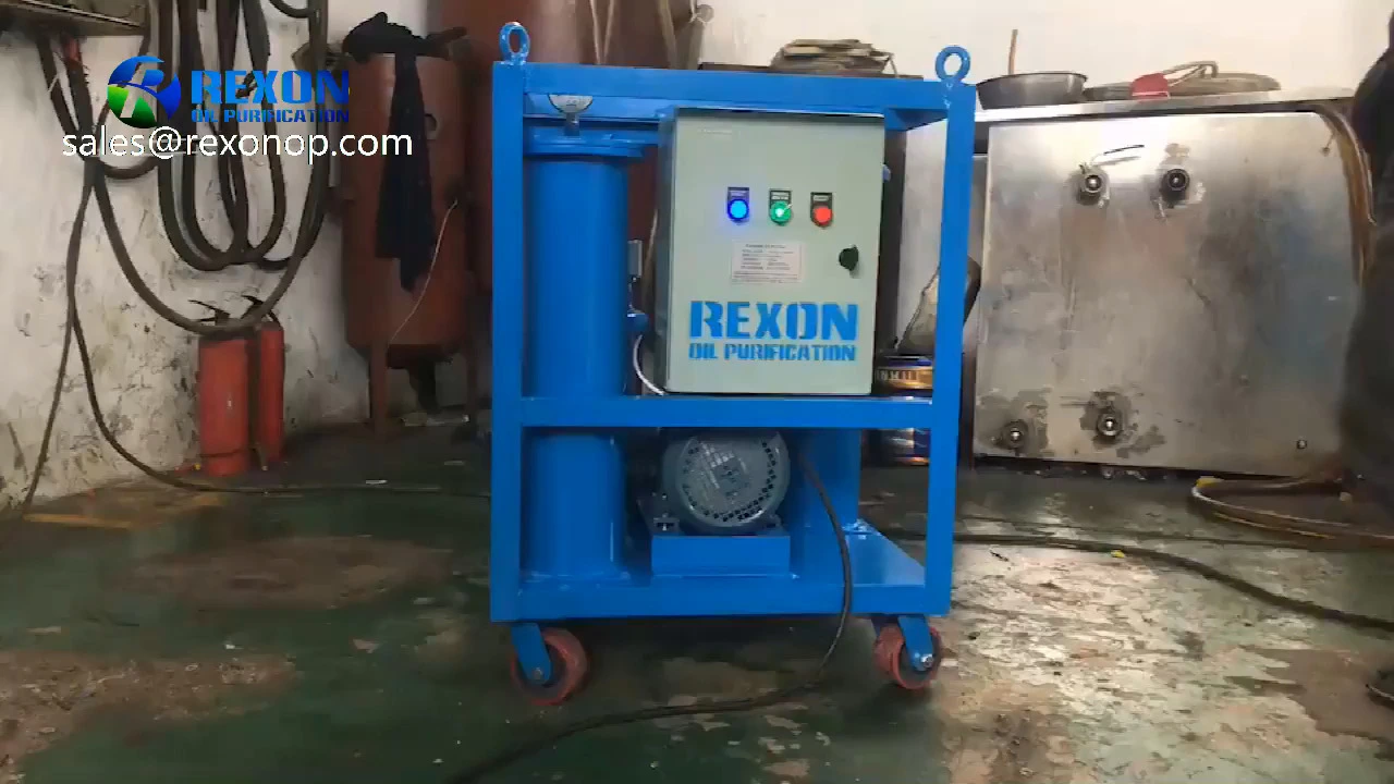 Small Portable Oil Filtration Machine Frame Structure Type with Hooks 1