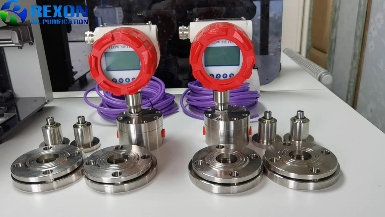 Medidor de vazão de engrenagem com display digital para teste de vazão de óleo de alta viscosidade 1