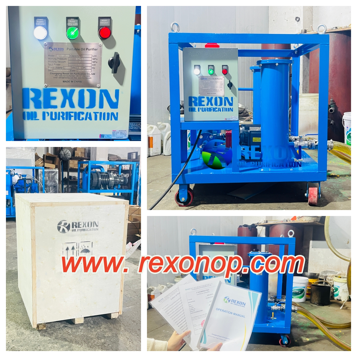 REXON Completed a New Delivery of the JL-III-32 Three-stage Portable ...