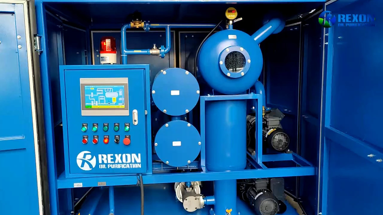 6000LPH High VacuumTransformer Oil Regeneration System 1