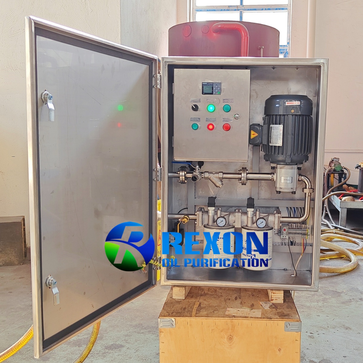 2000 L/H Online Insulating Oil Filtration System for OLTC on-Load Tap ...