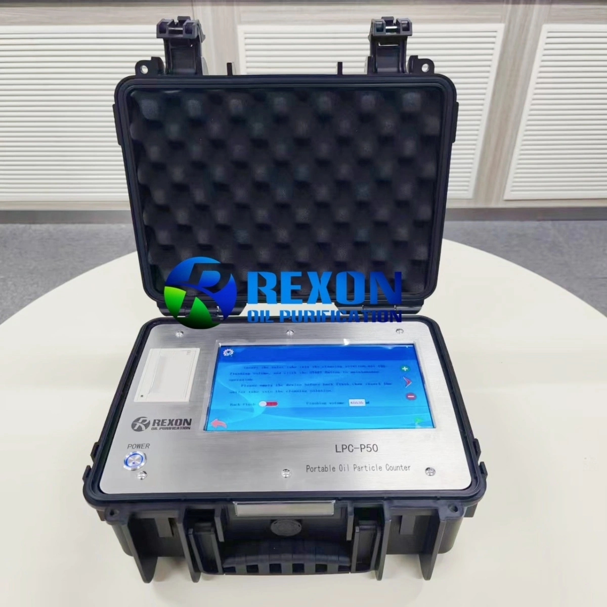 Big Touch Screen Portable Oil Particle Counter LPC-P50 1