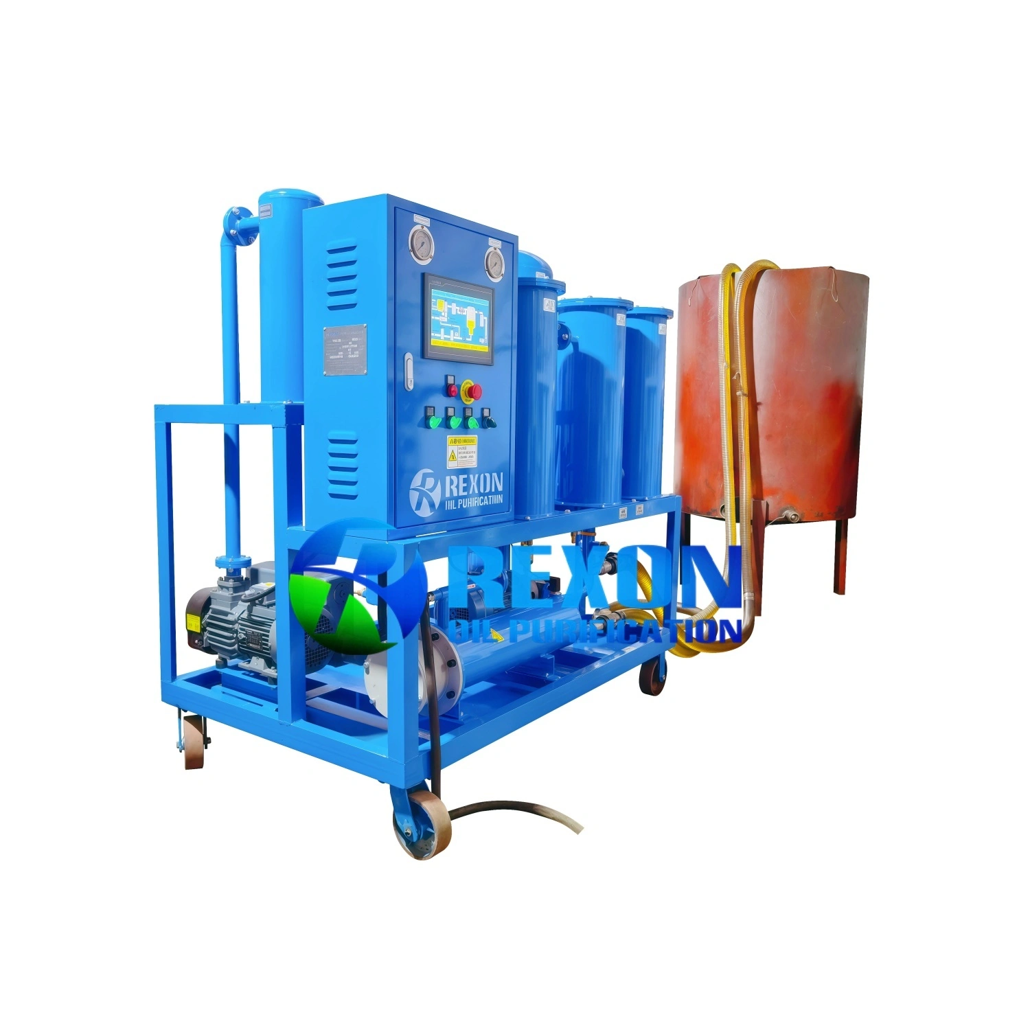 Máquina de filtração de óleo lubrificante por desidratação a vácuo totalmente automática TYA-50 (3000L/h) 1