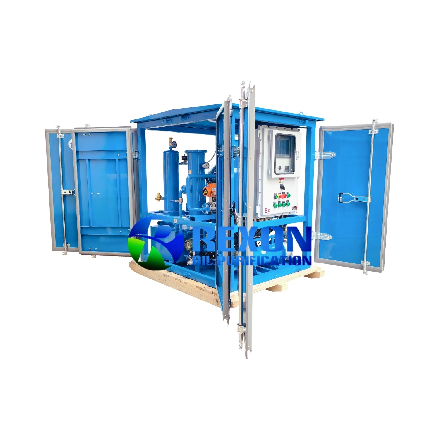 Purificador de aceite centrífugo de discos a prueba de explosiones RCF-1T de 1000 L/h 1