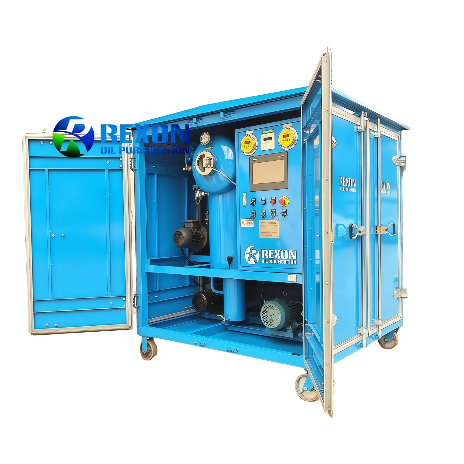Planta de purificación de aceite lubricante al vacío de tipo cerrado, serie TYA-W 1
