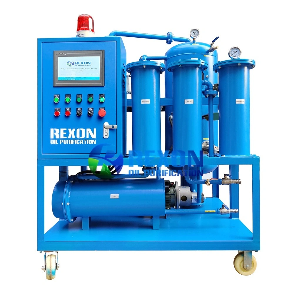 Purificador de aceite lubricante totalmente automático con PLC y eliminación de agua disuelta 1