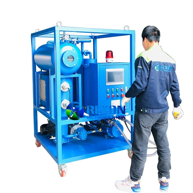 Purificador de aceite de turbina de alto vacío con sistema de funcionamiento totalmente automático 1