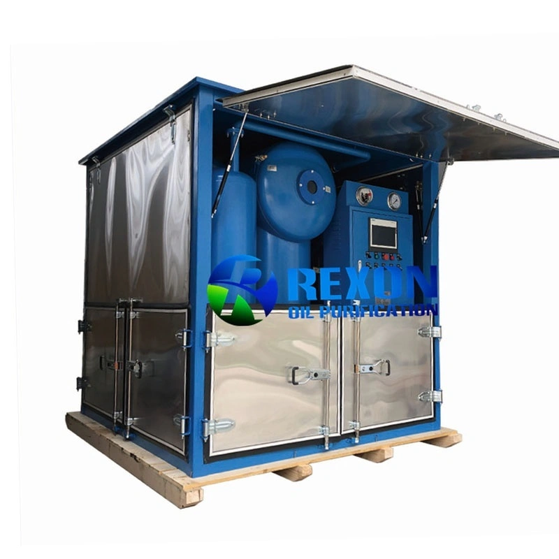 High Vacuum Type Transformer Oil Purification System with Full Enclosure 1