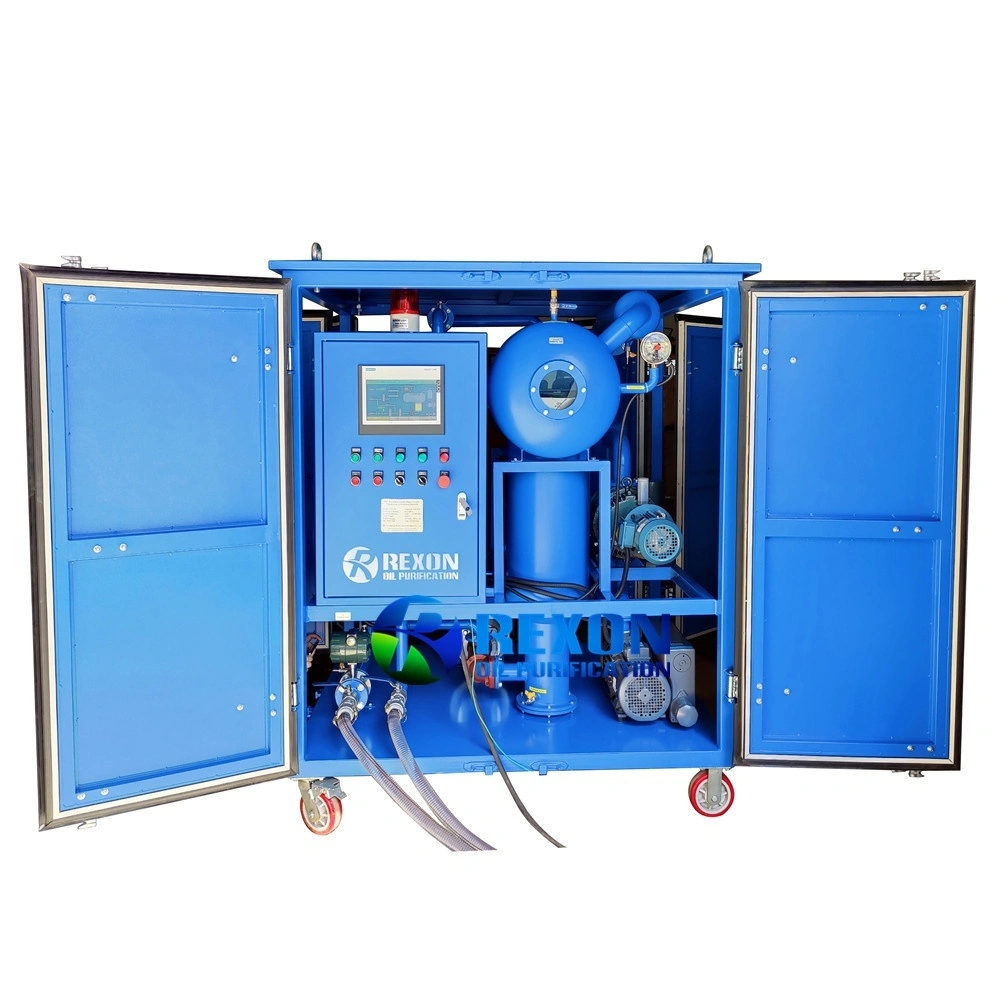Thickened Weather-proof Type Double Stage High Vacuum Transformer Oil Filtration System 1