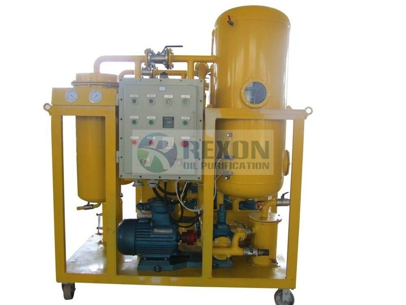 Máquina separadora de agua y aceite para eliminación de agua Sistemas de purificación de aceite al vacío 6000 LPH 1