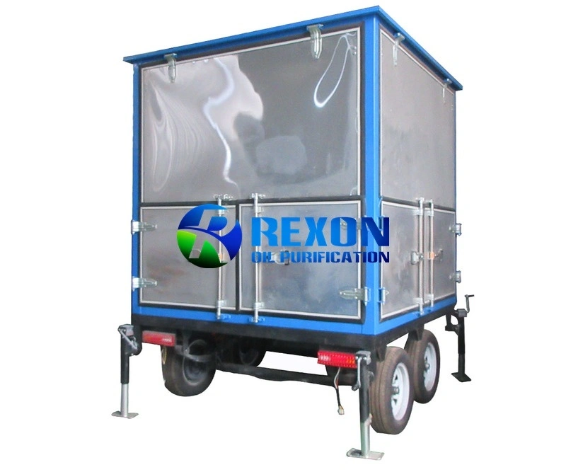 Double Axle Trailer Mounted Mobile and Enclosed  Type Transformer Oil Purifier 1
