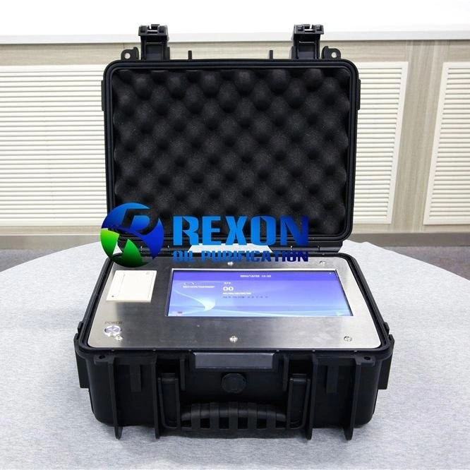 Big Touch Screen Portable Oil Particle Counter 1